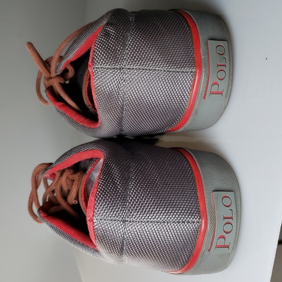Polo Ralph Lauren Shoes Size 12D Gray Fashion Sneakers Fabric Men Forestmont II - Picture 14 of 15